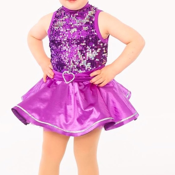 Weissman Other - Weissman Sequined Purple Leotard Size XS